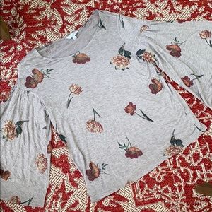 Beautiful Floral Lucky Brand Top